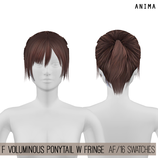 Sims 4 Ponytail