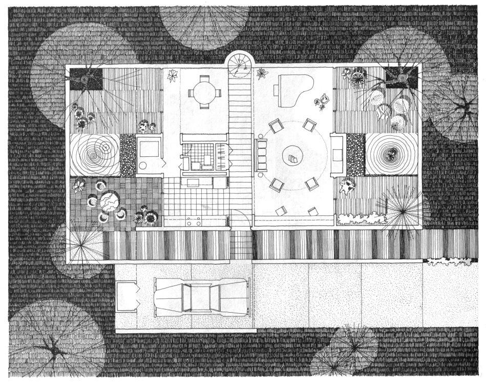 birds eye | Architecture illustration, Drawings, Birds eye