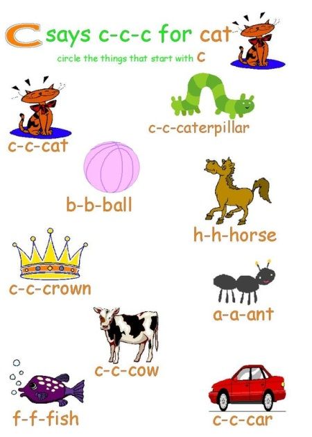 This activity sheet is all about the letter C. Help your child circle ...