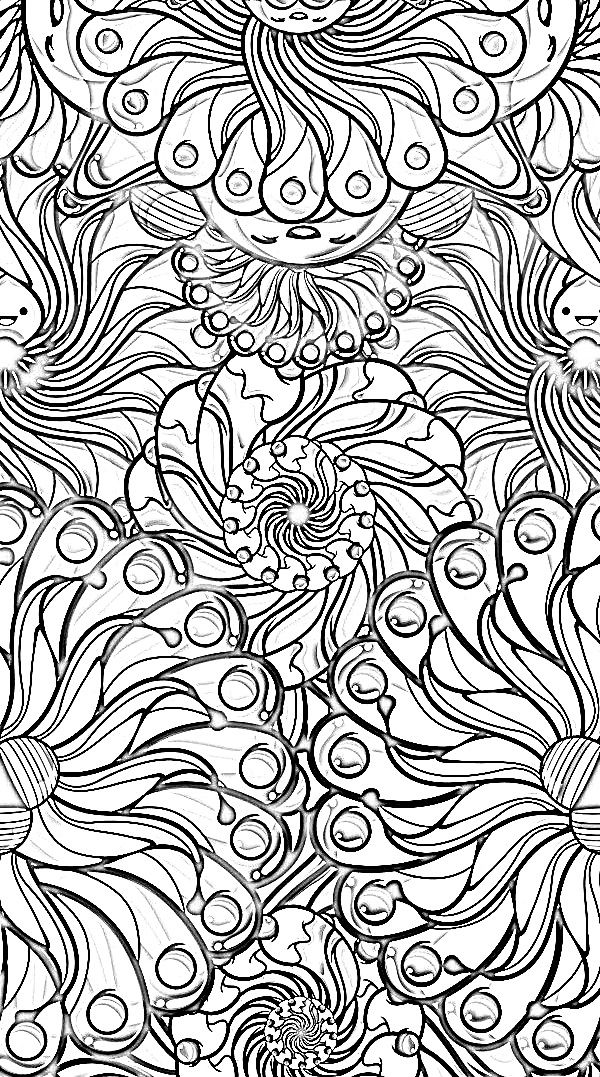 Psychedelic Mandala Coloring Pages Franklin Morrison's Coloring Pages ...