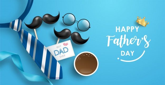 Feliz dia del padre con presente y cafe | Vector Gratis | Fathers day  banner, Happy fathers day, Fathers day