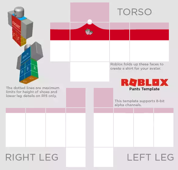 RED SHHH | Roblox shirt, Shoe template, Create shirts