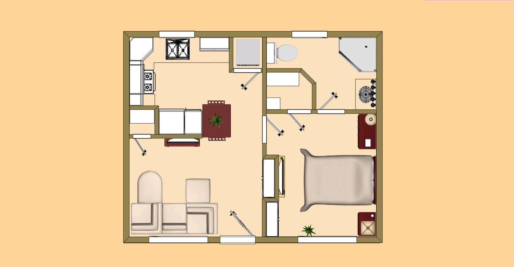 Exploring 500 Sq Ft Tiny House Floor Plans - House Plans