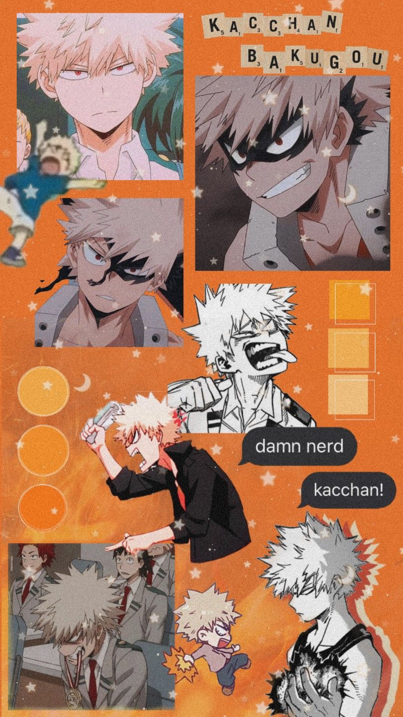 Picsart Edits, Orange Wallpaper, Heroic, My Hero Academia, Academy ...