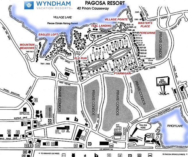 Pagosa Springs, Wyndham, Map, Location Map, Maps