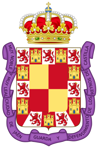 *SPAIN~Coat of arms of Jaén | Coat of arms, Jaen, Spain