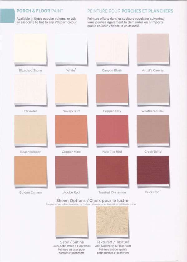 Valspar Paint Porch Paint Color Card by Cathy Turley, via Behance