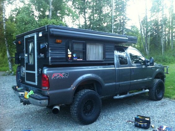 Pickup Trucks Camping, Pop Up Truck Campers, Truck Bed Camping, Pickup ...