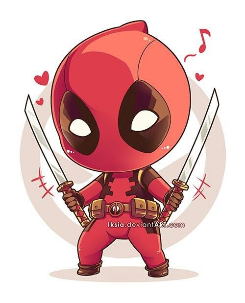 He's so adorable ! | Chibi marvel, Deadpool and spiderman, Chibi