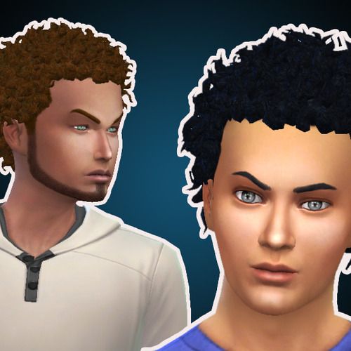 Close Curls - My Stuff | Sims 4 afro hair male, Sims hair, Sims 4 curly ...