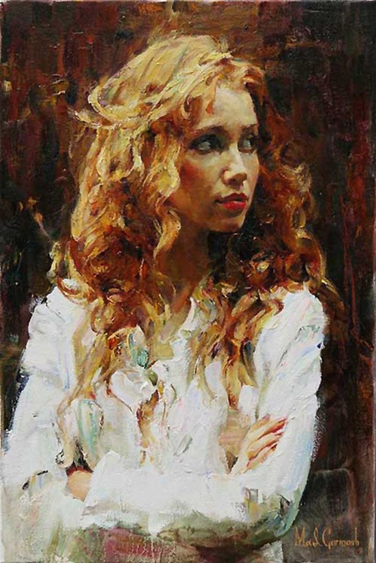 GoldenBeauty_by_MichaelandInessa Garmash | Portrait art, Portrait ...