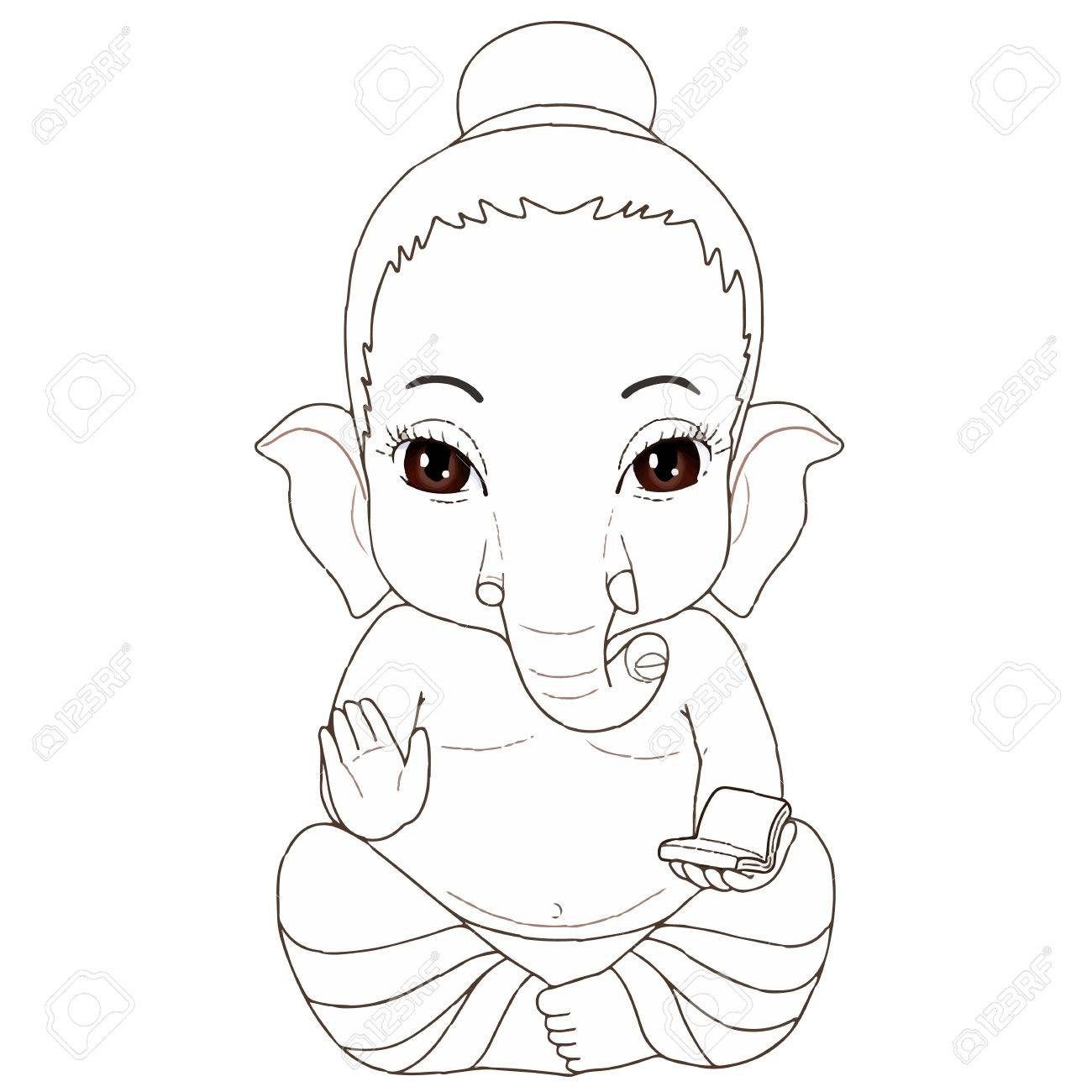 Easy Drawing Of Lord Ganesha Pencil Sketch Of Ganesha Drawing ...