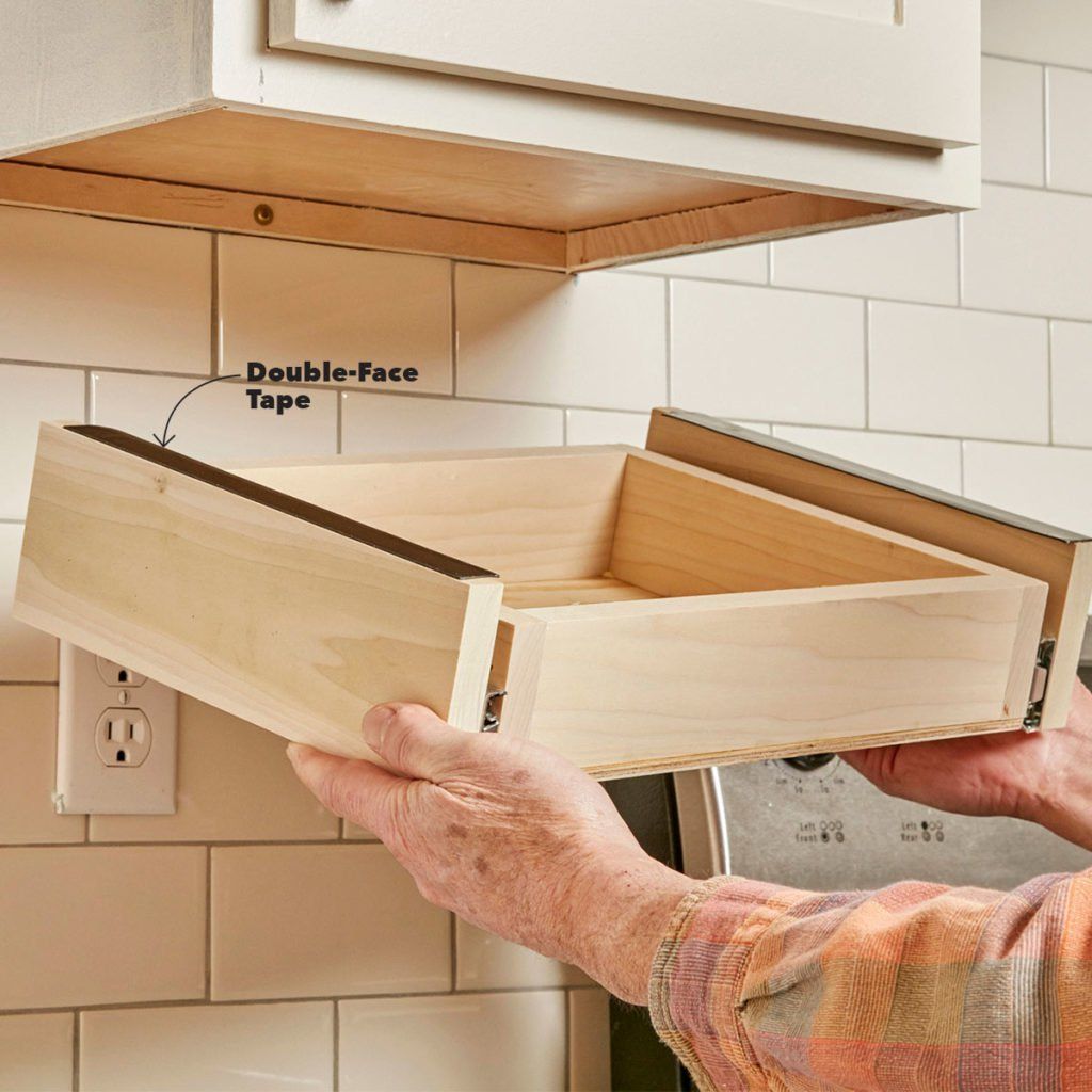 Under-Cabinet Drawer | Under cabinet drawers, Clever kitchen storage