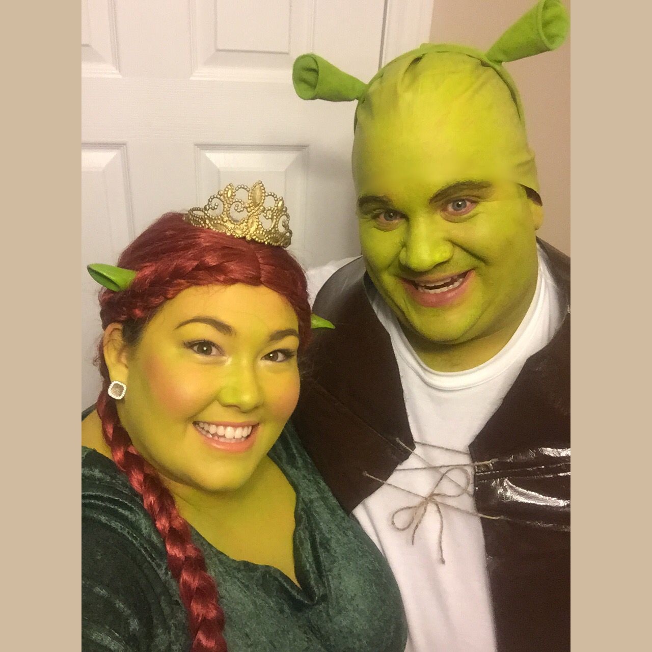 Shrek and Fiona costumes Shrek And Fiona Costume, Halloween Coustumes ...