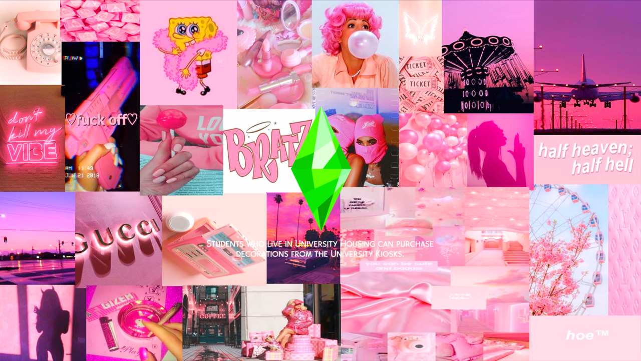 Boujee Pink Baddie Aesthetic Wallpaper Laptop - pic-ista