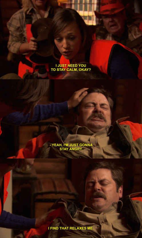 Ron Swanson Parks And Rec Funny Quotes