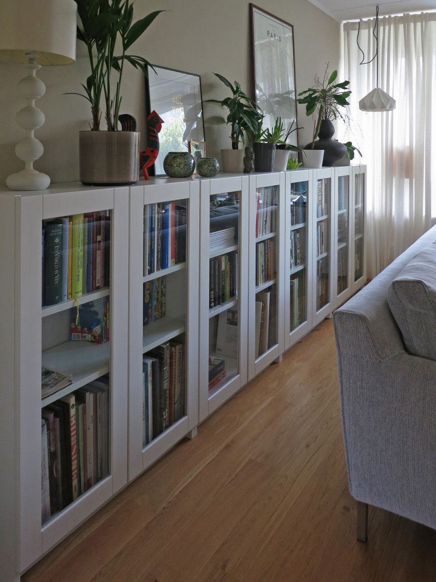 Small Bookcases With Glass Doors