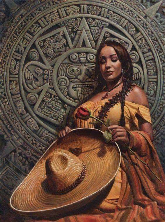 Aztec Artwork, Mexican Artwork, Chicano Love, Chicano Art, Mexican Art ...