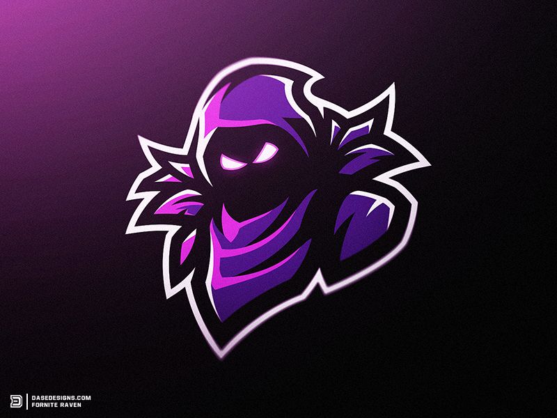 Fortnite Raven Mascot Logo Cool Design Ideas Logos Raven Logo Design ...