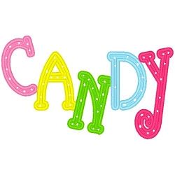 Candy Randy Embroidery Font 080