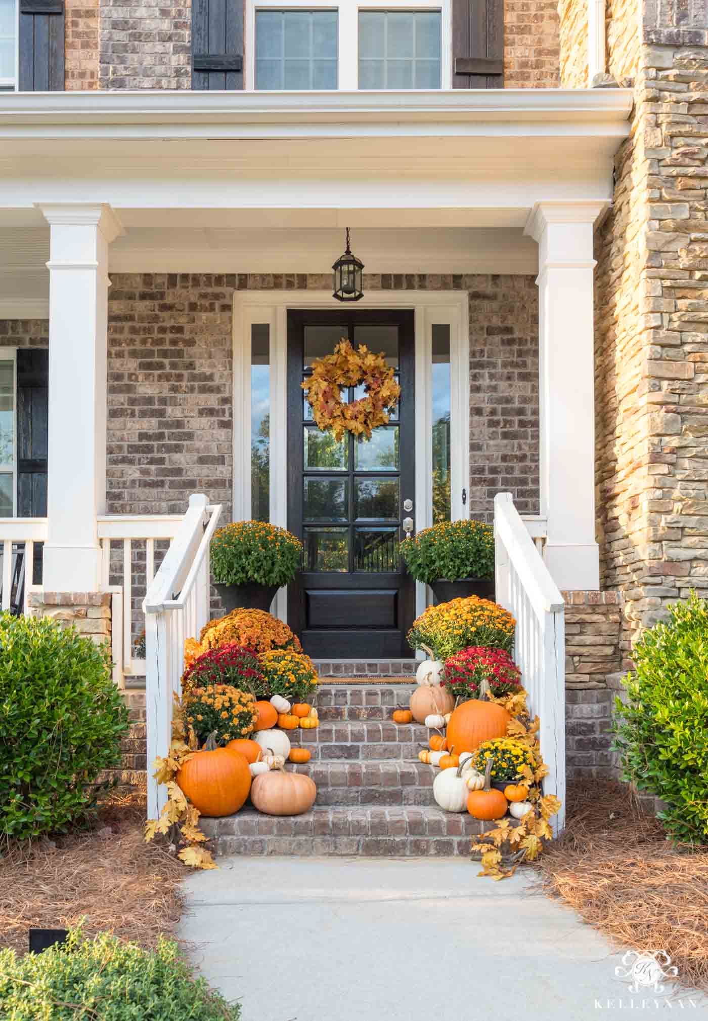 Farmhouse Fall Decor Front Porch Autumn