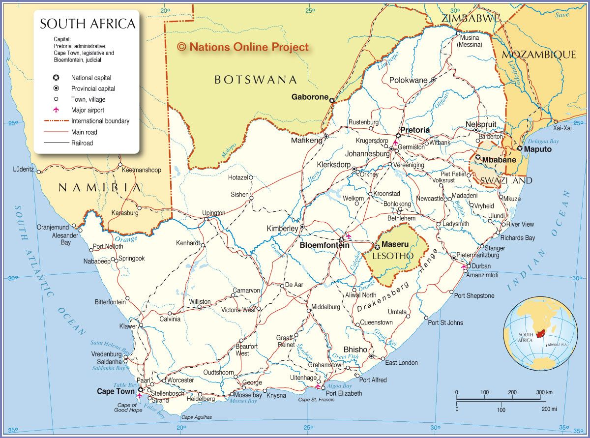 Victoria West, World Political Map, Beaufort West, North West Province ...