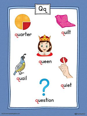 Q Words For Kids