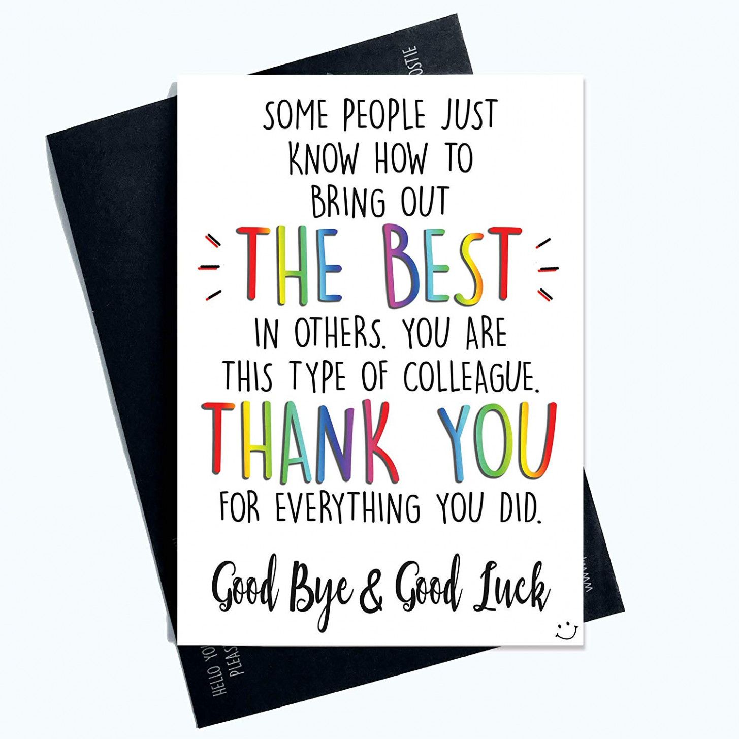 Work Farewell Card