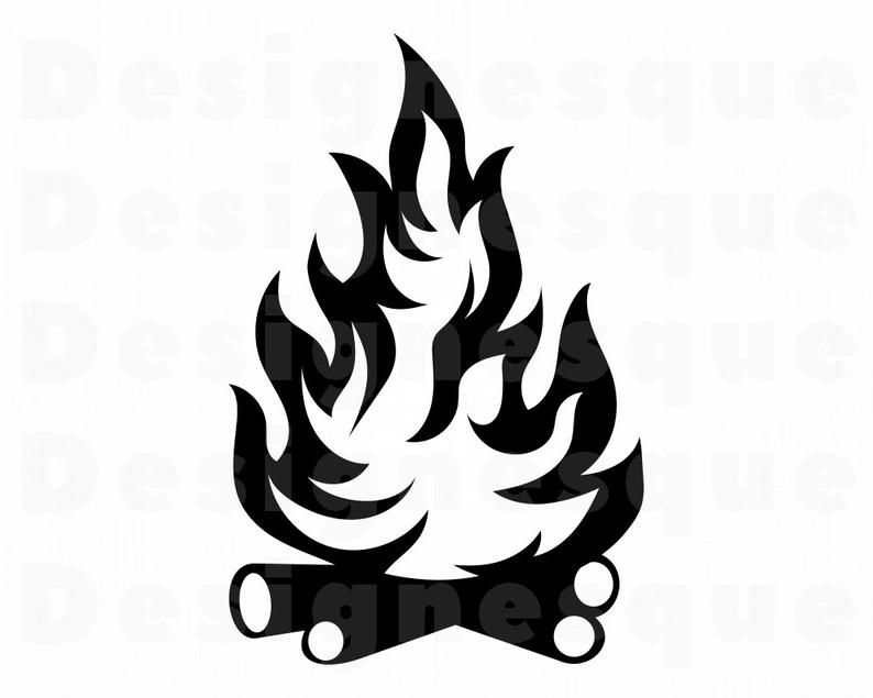 Campfire 4 SVG Campfire SVG Bonfire SVG Camping Svg | Etsy in 2020 ...