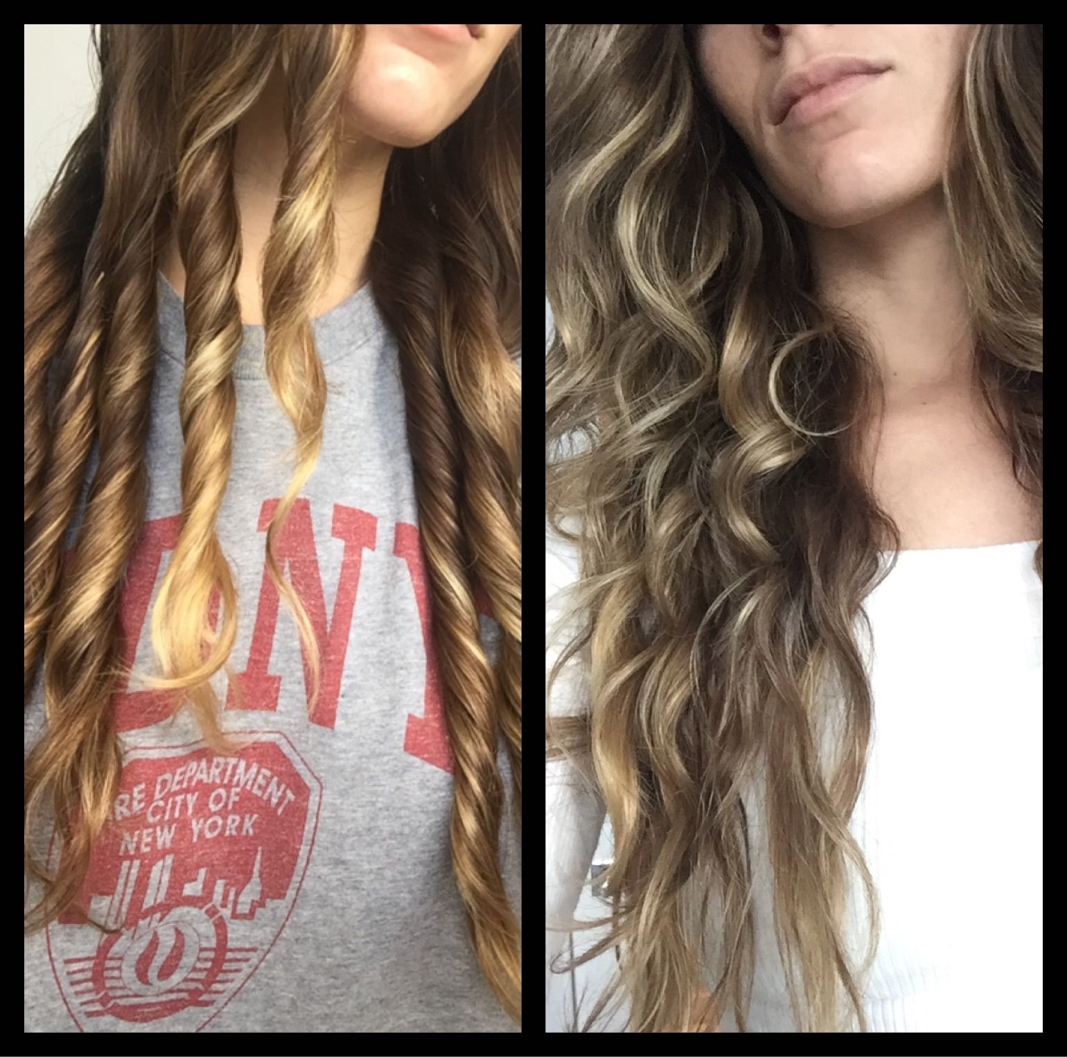 Awesome How To Get Awesome Heatless Curls Without Damaging Your Hair Overnight Hairstyles Hair Waves Heatless Curls [ 1936 x 1936 Pixel ]