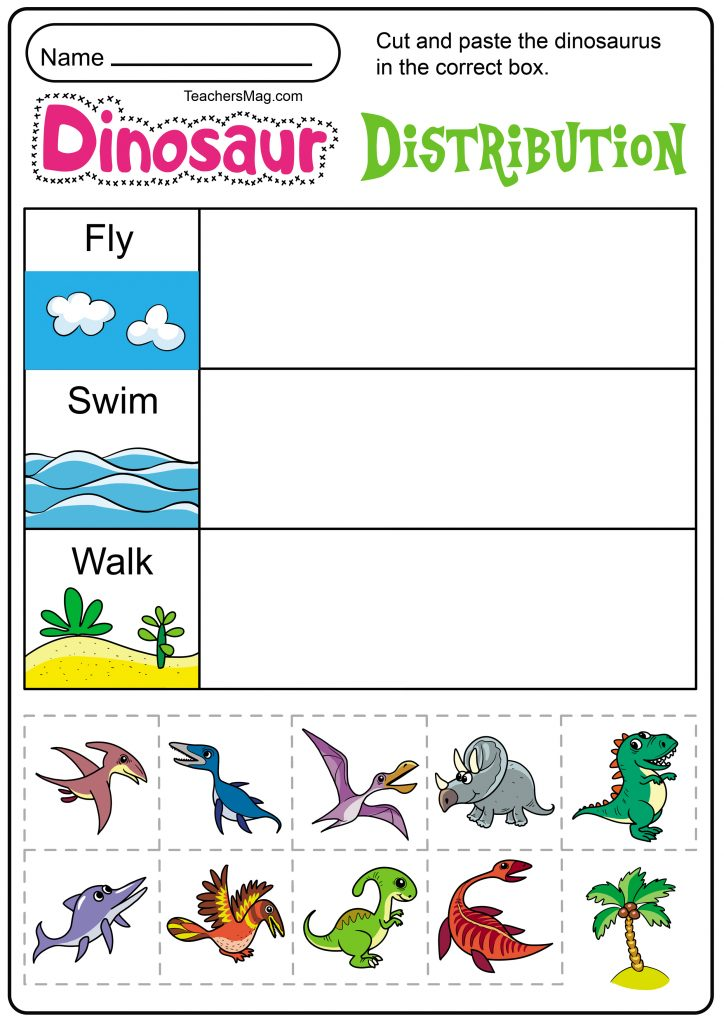 Free dinosaur worksheets preschool printables – Artofit