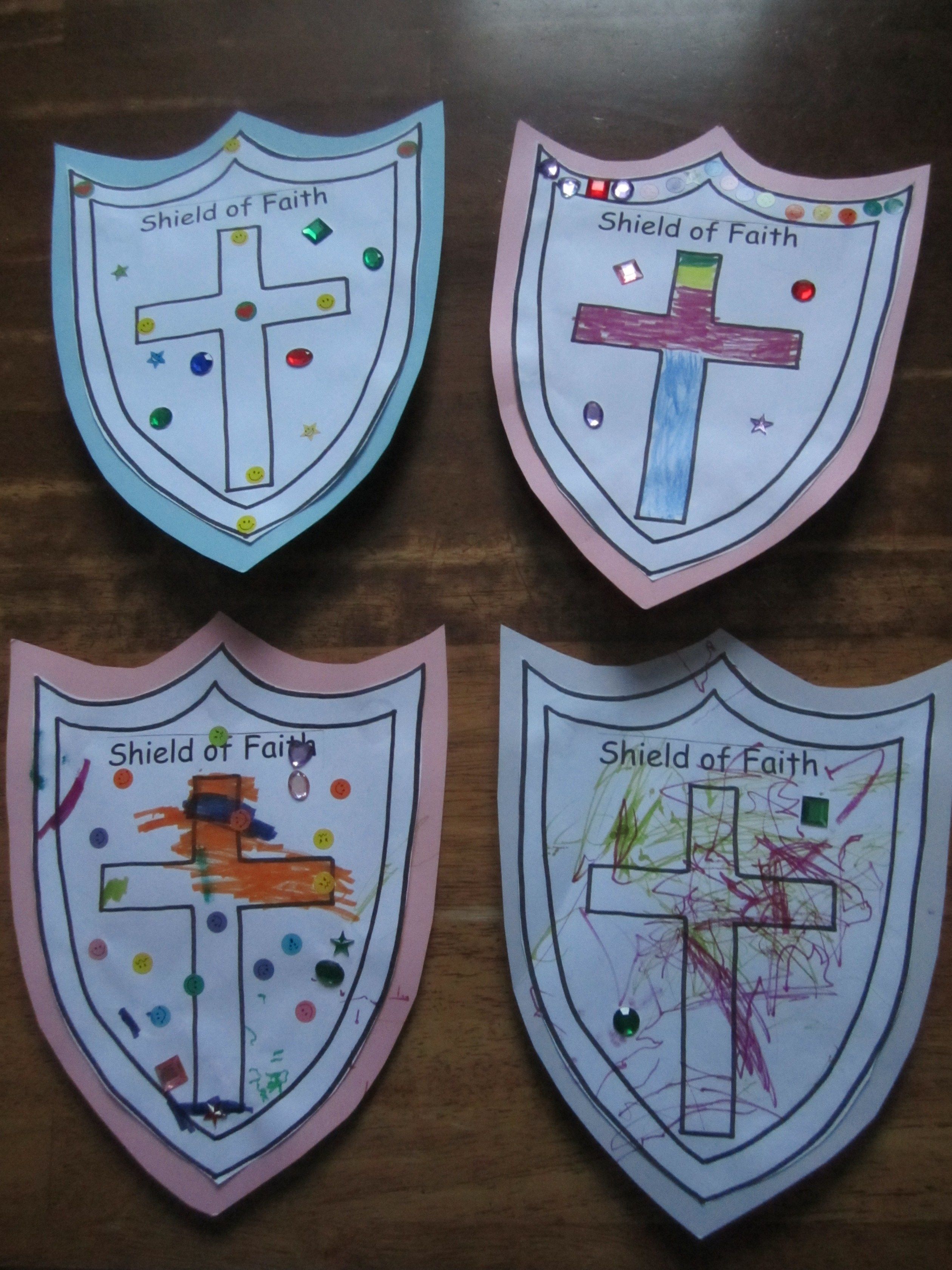 Shield of Faith Craft – Ministry 2 Kids | Faith crafts, Shield of faith ...