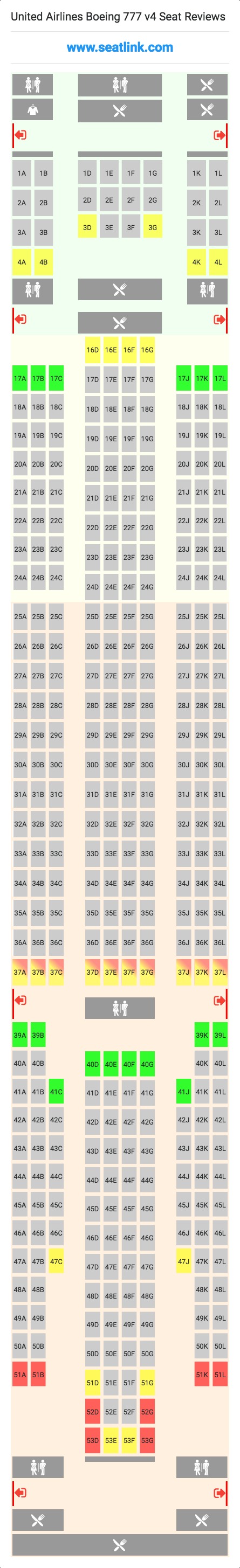 United Airlines Seating Chart