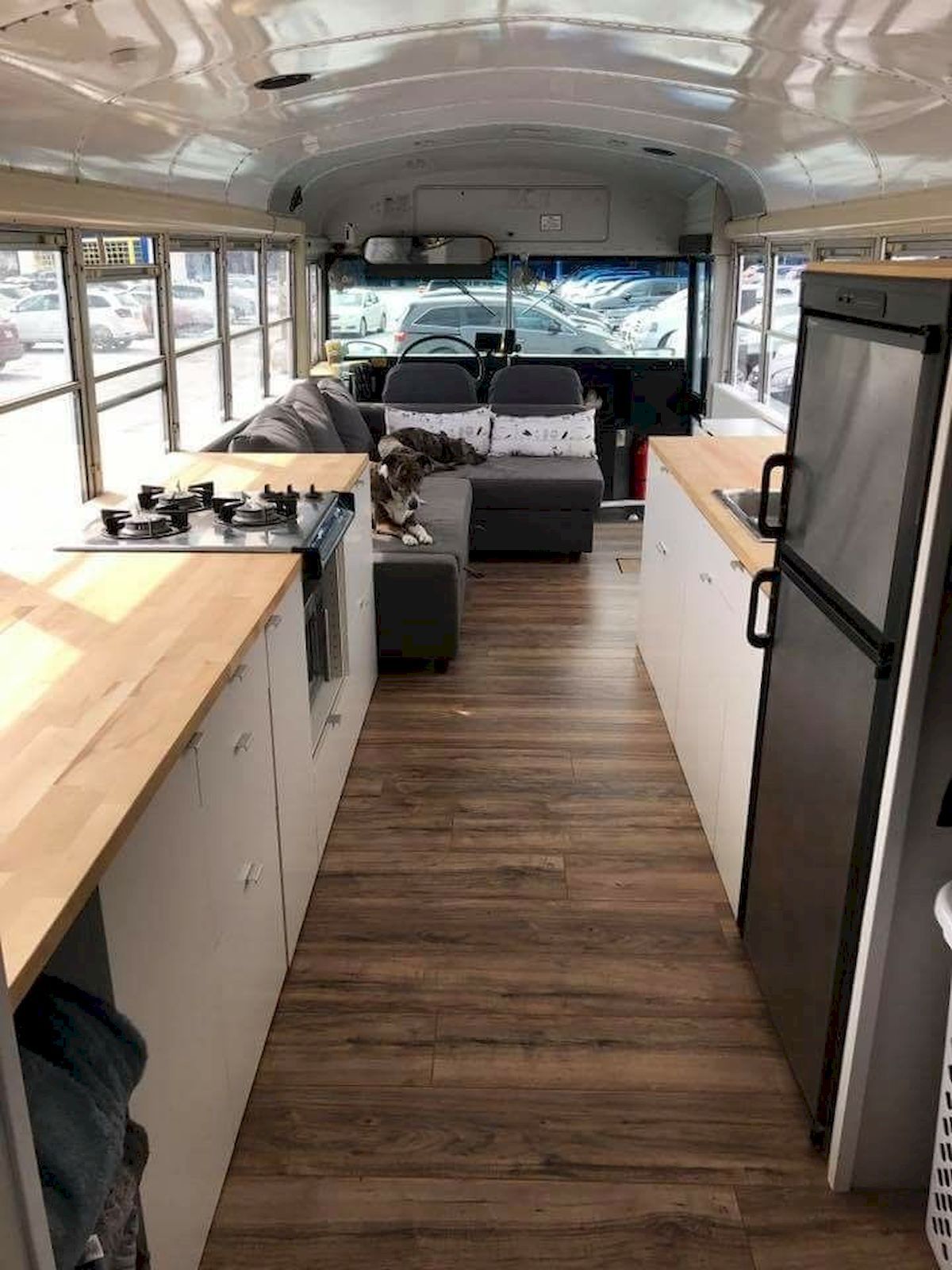 School Bus RV Interior