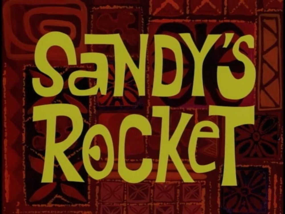 Sandys Rocket Spongebob Time Cards, Spongebob Gif, Spongebob Episodes ...