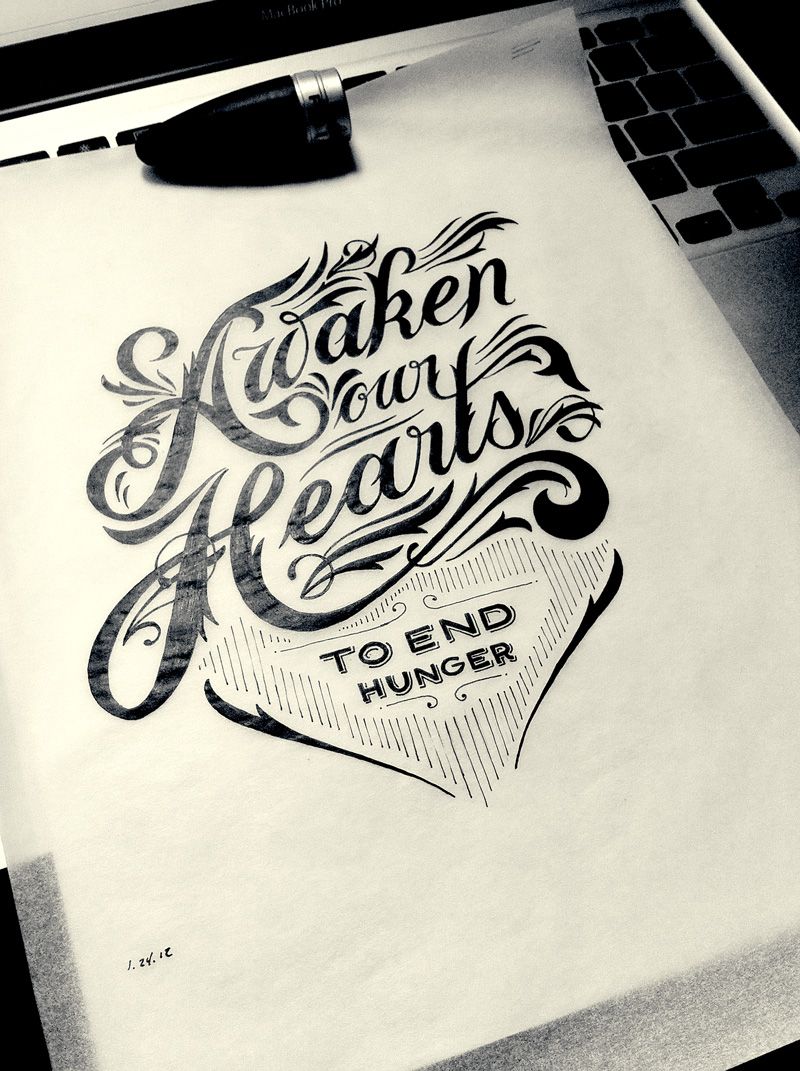 Typography Sketch, Typography Hand Drawn, Creative Typography ...