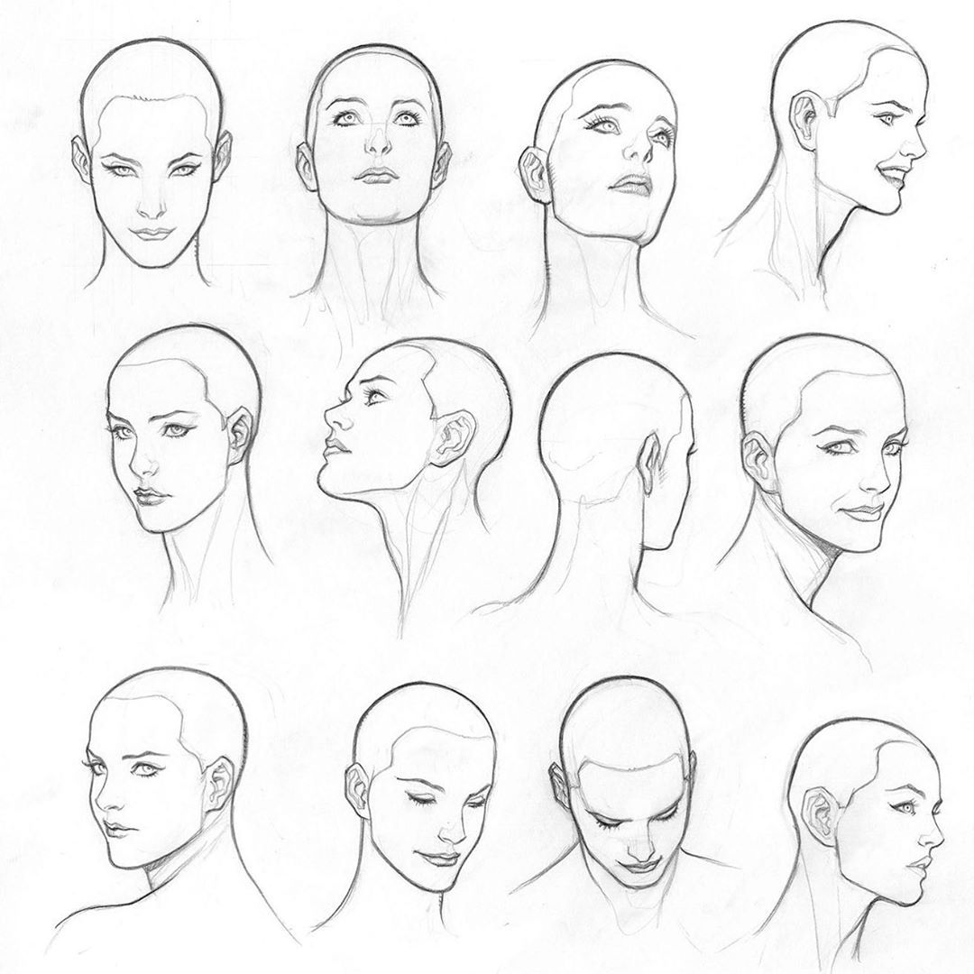 Female Face Drawing, Face Drawing Reference, Art Reference Poses, Frank ...