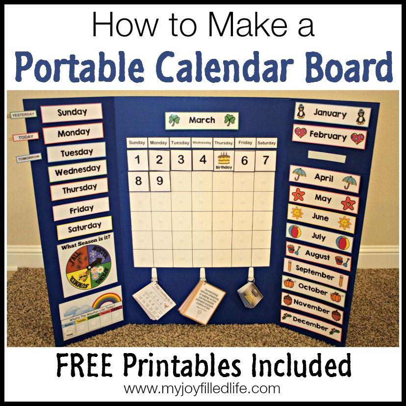 Kindergarten Calendar, Preschool Calendar, Classroom Calendar ...