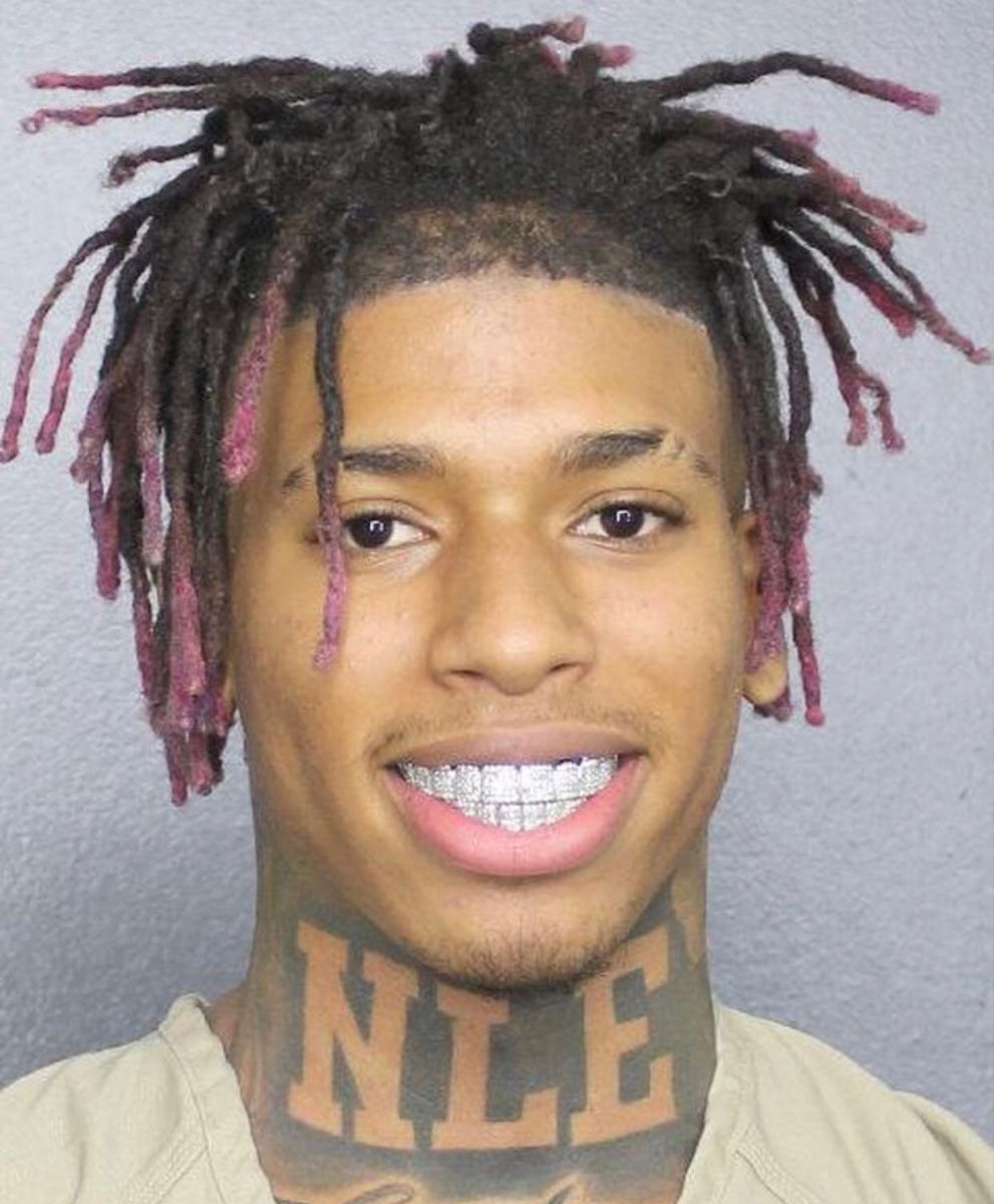 nle choppa | Mug shots, Celebrity mugshots, Cute rappers