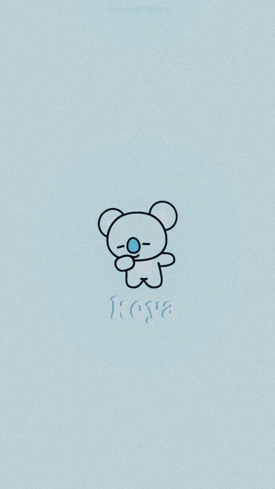 BT21 Wallpaper tata bts chimmy cooky koya aesthetics van mang RJ Shooky ...