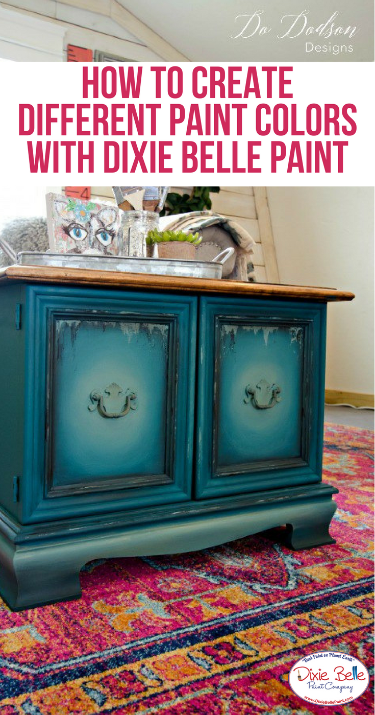 How I Made Different Furniture Paint Colors With Dixie Belle - Vrogue