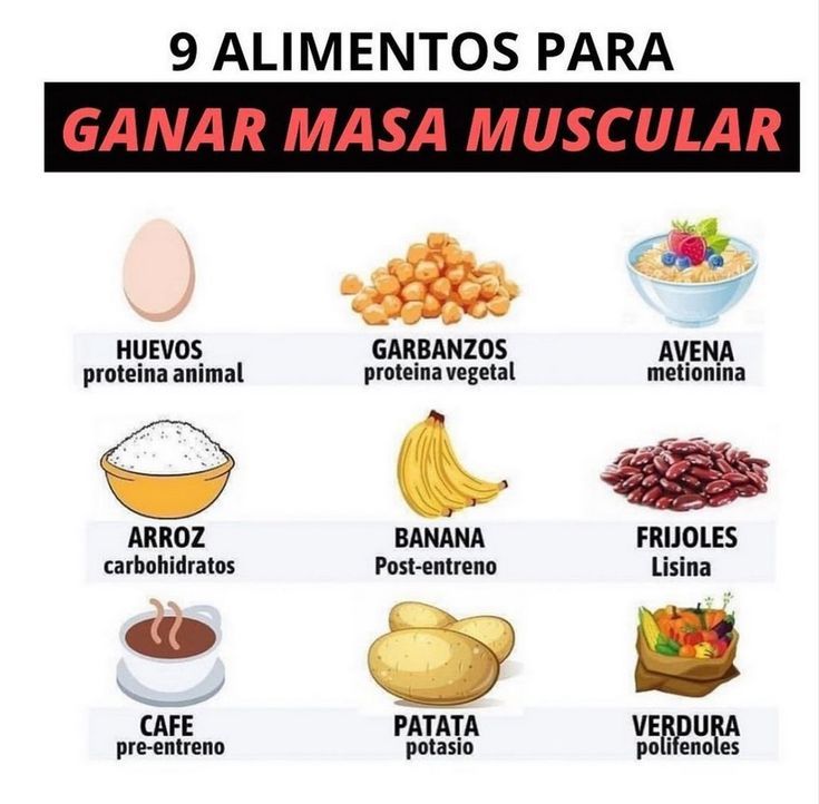 Conoce un plan de alimentación para aumentar masa muscular en mujeres ...