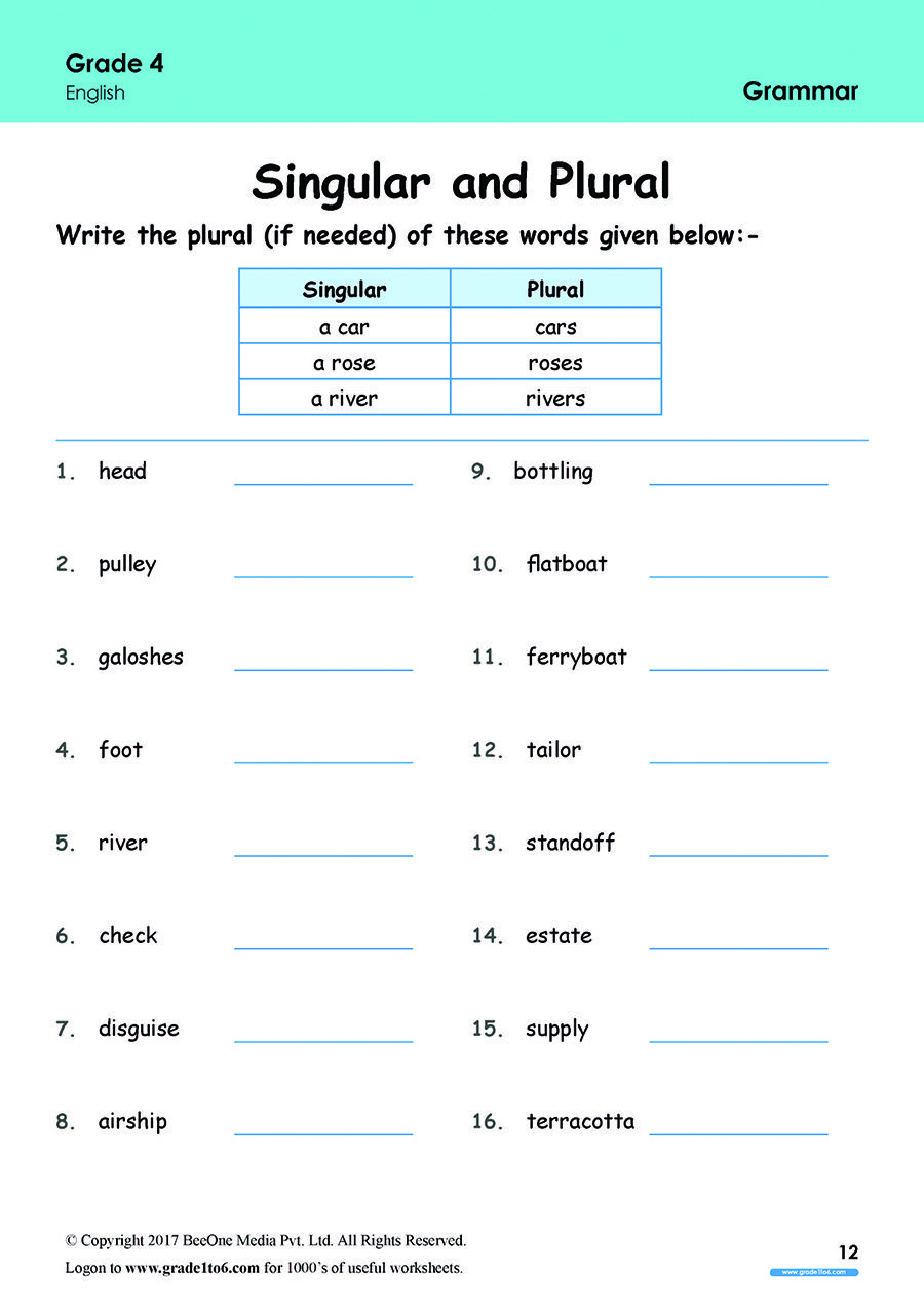 FREE english Worksheets for Grade 1through Grade 6. SUBSCRIBE to www ...