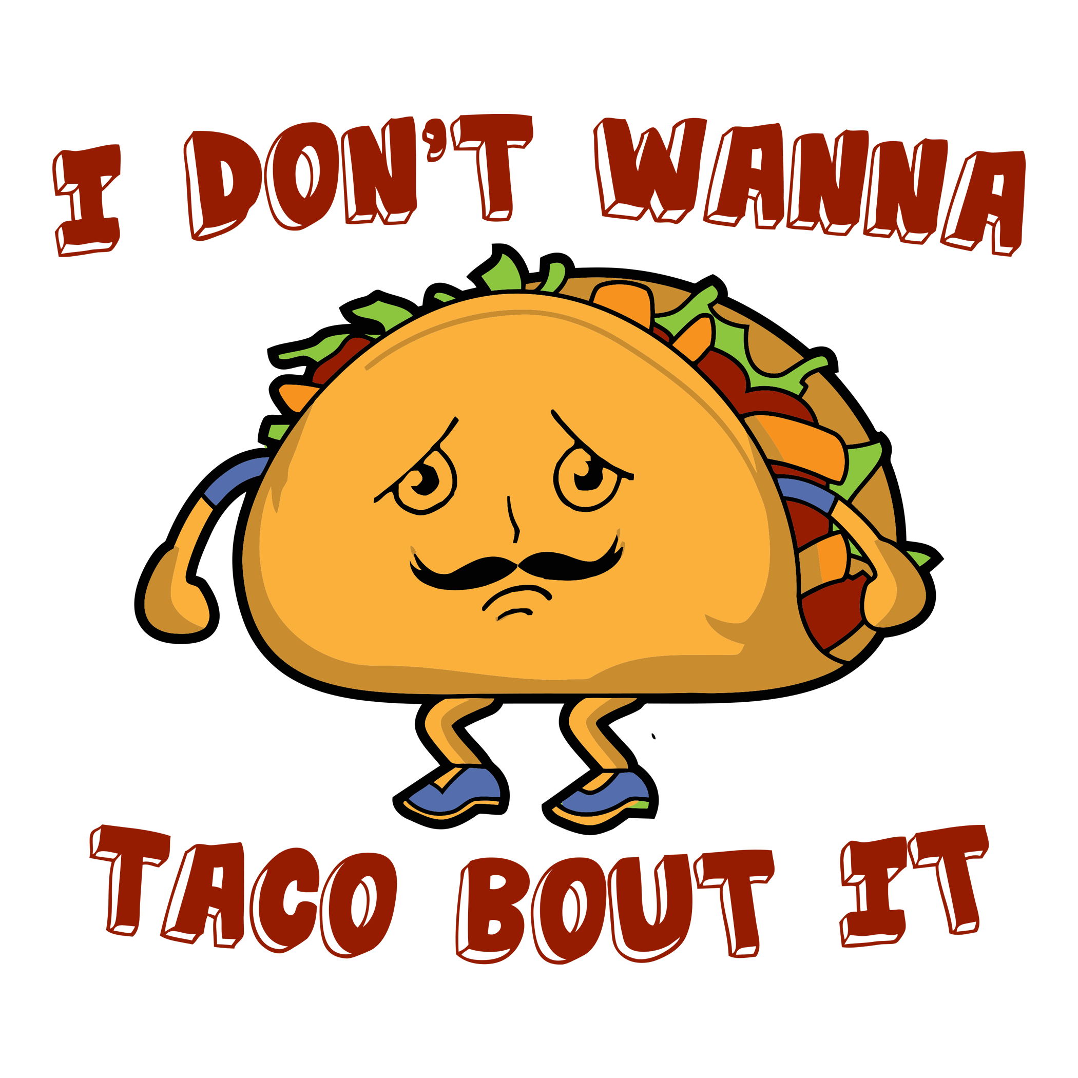 Funny Taco Cartoon