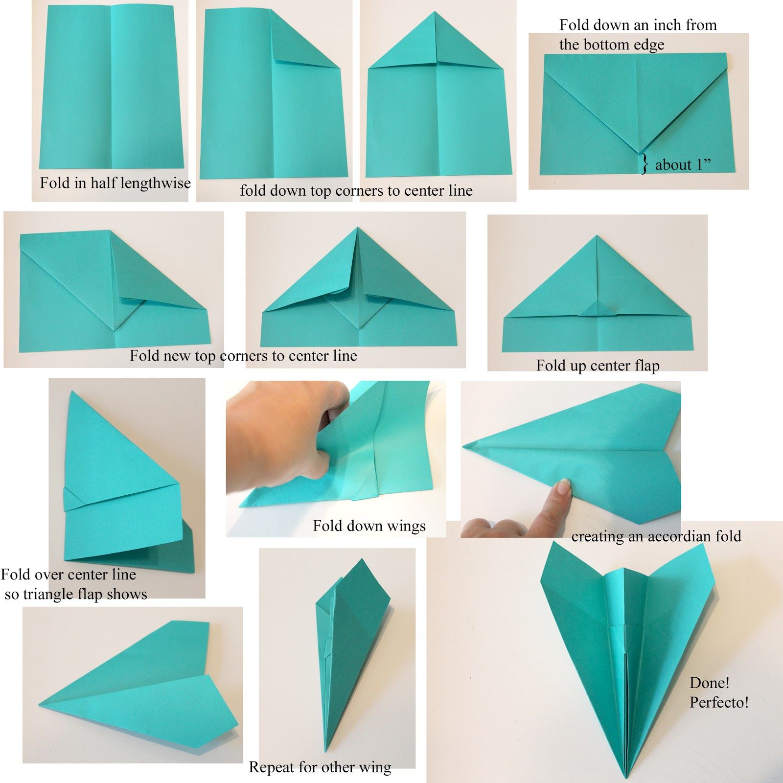 Paper Airplanes instructions! Step by step tutorial for the perfect plane! Make a paper