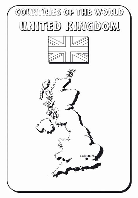 Download Uk Flag Coloring Pages Luxury United Kingdom Coloring Pages - British History Coloring in 2020 ...