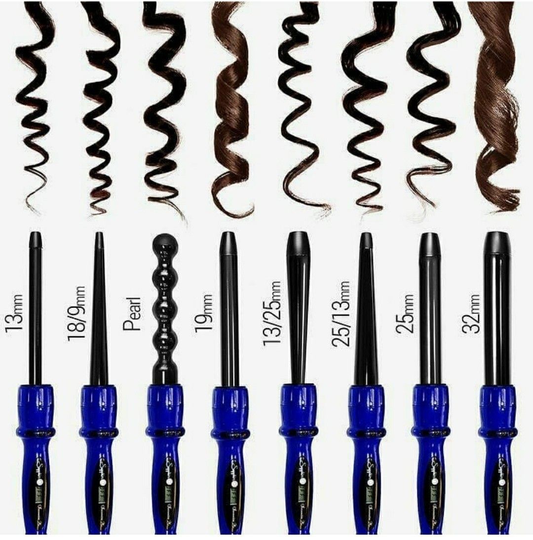 Pin by Sare on Saç stili Curling iron hairstyles, Curling iron size