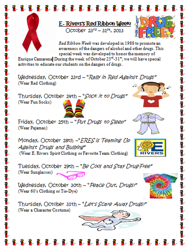 Red Ribbon Week Spirit Day Ideas - IDEASQC