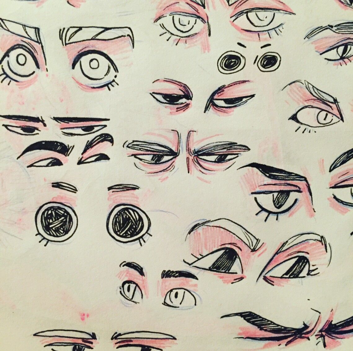 different drawing styles eyes - Immense History Art Gallery