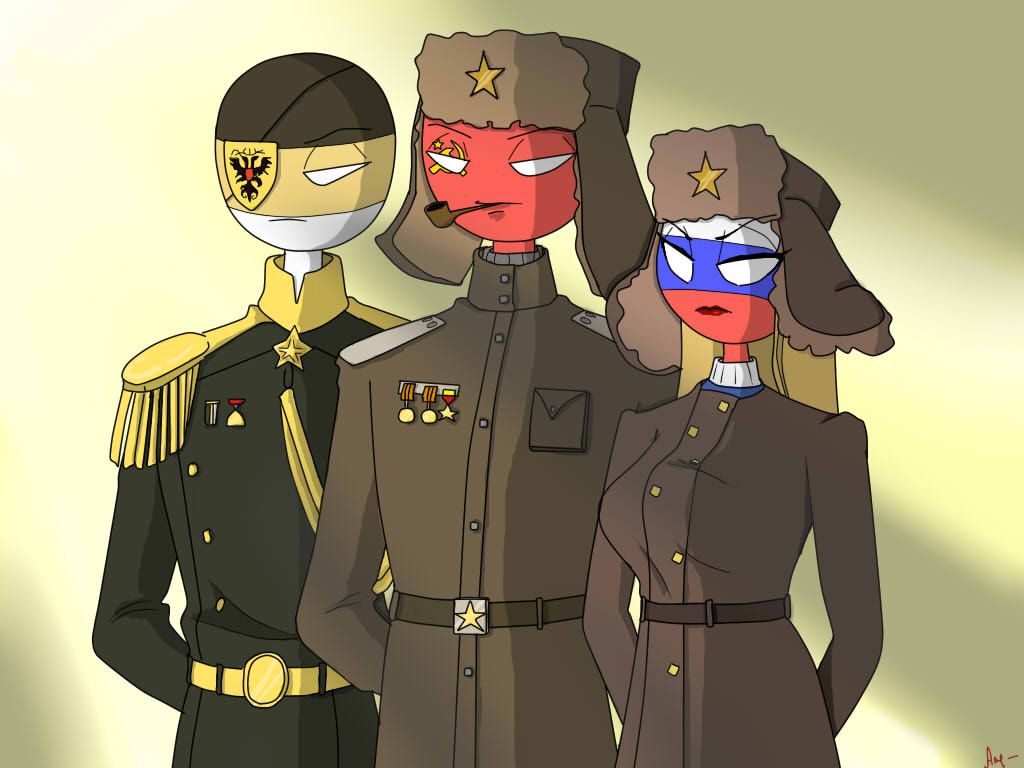 Soviet Union And Russia Countryhumans